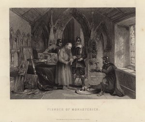Pillage des monastères - English School