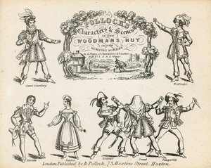 Personnages et Scènes de Pollock dans la Cabane du Bûcheron - English School