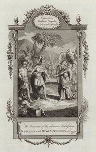 Popillius, avec le roi Antiochus - English School