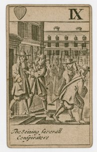 Carte à jouer du complot papiste - English School