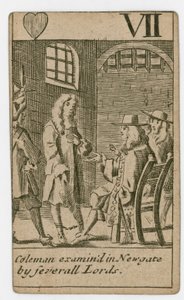 Carte à jouer du complot papiste - English School