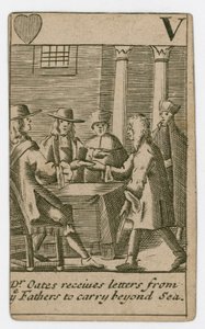 Carte à jouer du complot papiste - English School