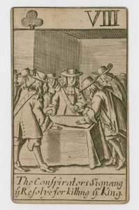 Carte à jouer du complot papiste - English School