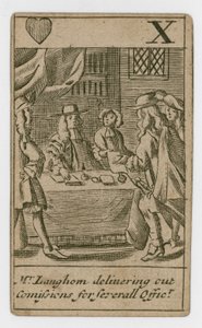 Carte à jouer du complot papiste - English School
