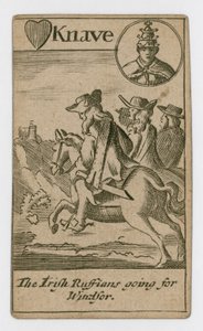 Carte à jouer du complot papiste - English School
