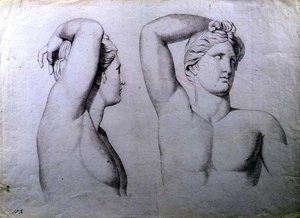 Busts de nus, c.1780