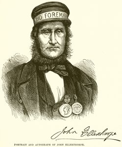 Portrait et autographe de John Ellerthorpe