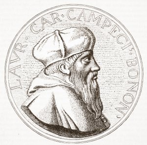 Portrait du cardinal Campeggio, illustration de L