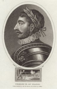 Portrait de Charles IX de France - English School