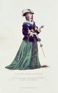 Portrait de Christine Reine de Suède (1626-1689) - English School