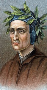 Portrait de Dante Alighieri (1265-1321) poète italien - De la série « Leaders of Men »