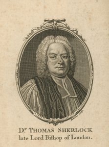 Portrait de Dr Thomas Sherlock