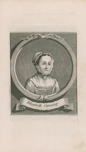 Portrait de Elizabeth Canning - English School