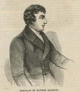 Portrait du père Theobald Mathew - English School