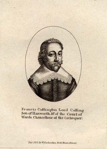 Portrait de Francis Cottington, Baron Cottington (vers 1578-1652) pub. 1812 - English School