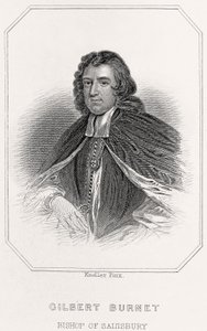 Portrait de Gilbert Burnet, évêque de Salisbury - English School