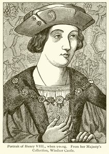 Portrait de Henri VIII, jeune - English School