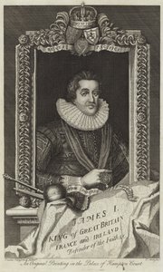 Portrait de Jacques I de Grande-Bretagne et d
