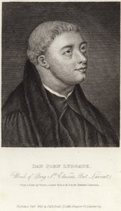 Portrait de John Lydgate de Bury - English School
