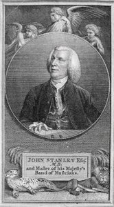 Portrait de John Stanley (1712-86)