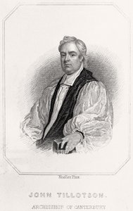 Portrait de John Tillotson, archevêque de Cantorbéry - English School