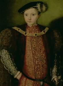 Portrait du roi Édouard VI (1537-53) 16ème siècle