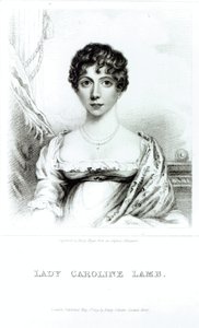 Portrait de Lady Caroline Lamb (1785-1828) gravé par Henry Meyer - English School