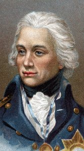 Portrait de Lord Horatio Nelson - De la série Leaders of Men - Chromolithographie - École anglaise, 20e siècle.