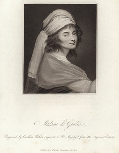 Portrait de Madame de Genlis - English School
