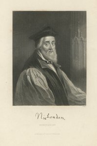 Portrait de Nicholas Ridley - English School