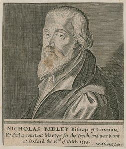 Portrait de Nicholas Ridley - English School