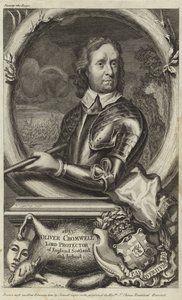Portrait de Oliver Cromwell - English School