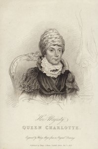 Portrait de la Reine Charlotte - English School