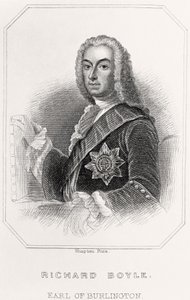 Portrait de Richard Boyle, comte de Burlington, 1835 - English School