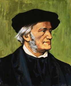 Portrait de Richard Wagner, compositeur de 