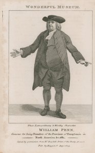 Portrait de William Penn - English School