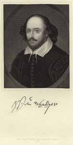 Portrait de William Shakespeare - English School