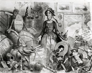Portrait de la célèbre Mis(s)-Management respectueusement dédié à ses admirateurs, 1855 - English School