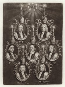 Portrait des sept évêques - English School