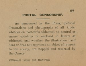 Censure postale