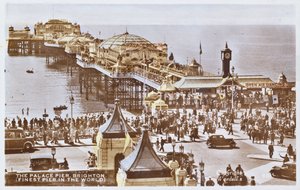 Carte postale représentant le Palace Pier à Brighton (d