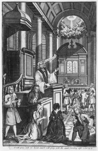 Prédication dans une église non identifiée