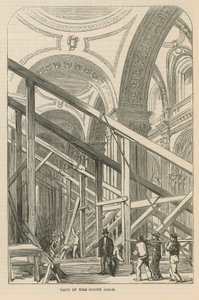 Préparatifs pour les funérailles du duc de Wellington - English School