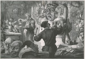 Préparation pour la pantomime