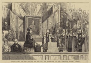 Présentation de la liberté de la ville d