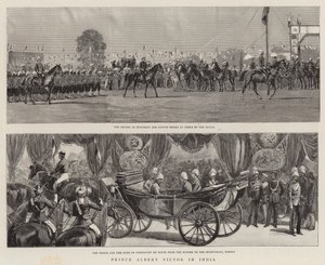 Le prince Albert Victor en Inde - English School