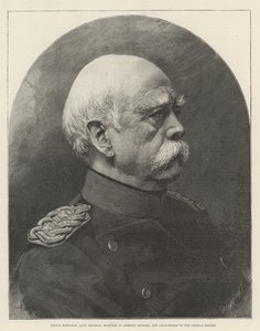 Prince Bismarck, ancien ministre prussien des Affaires étrangères et chancelier de l