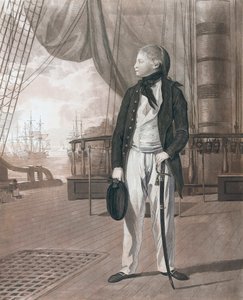 Prince William Henry en tant que midshipman, plus tard Roi William IV - English School