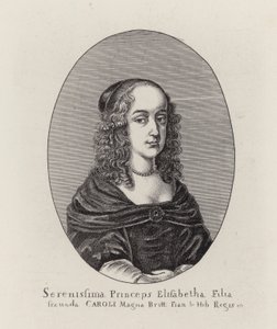 Princesse Élisabeth, deuxième fille du roi Charles Ier - English School