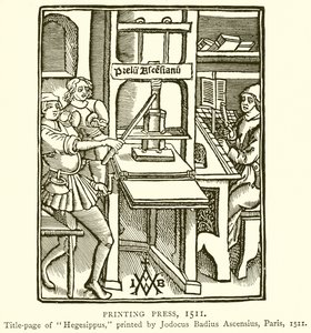 Presse à imprimer, 1511 - English School